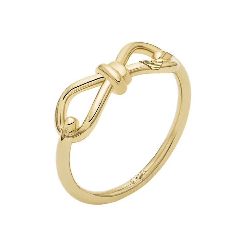 Emporio Armani Sentimental Brass Women's Ring EGS3328710-5.5