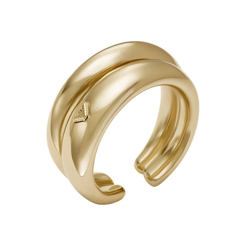 Emporio Armani Gold Coloured Ring EGS31937106.5