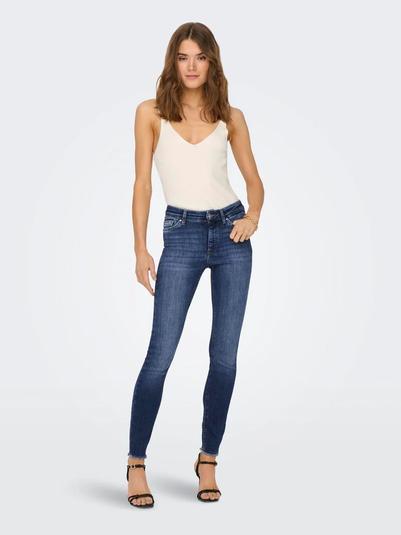 ONLY Skinny Jeans mittlere Taille