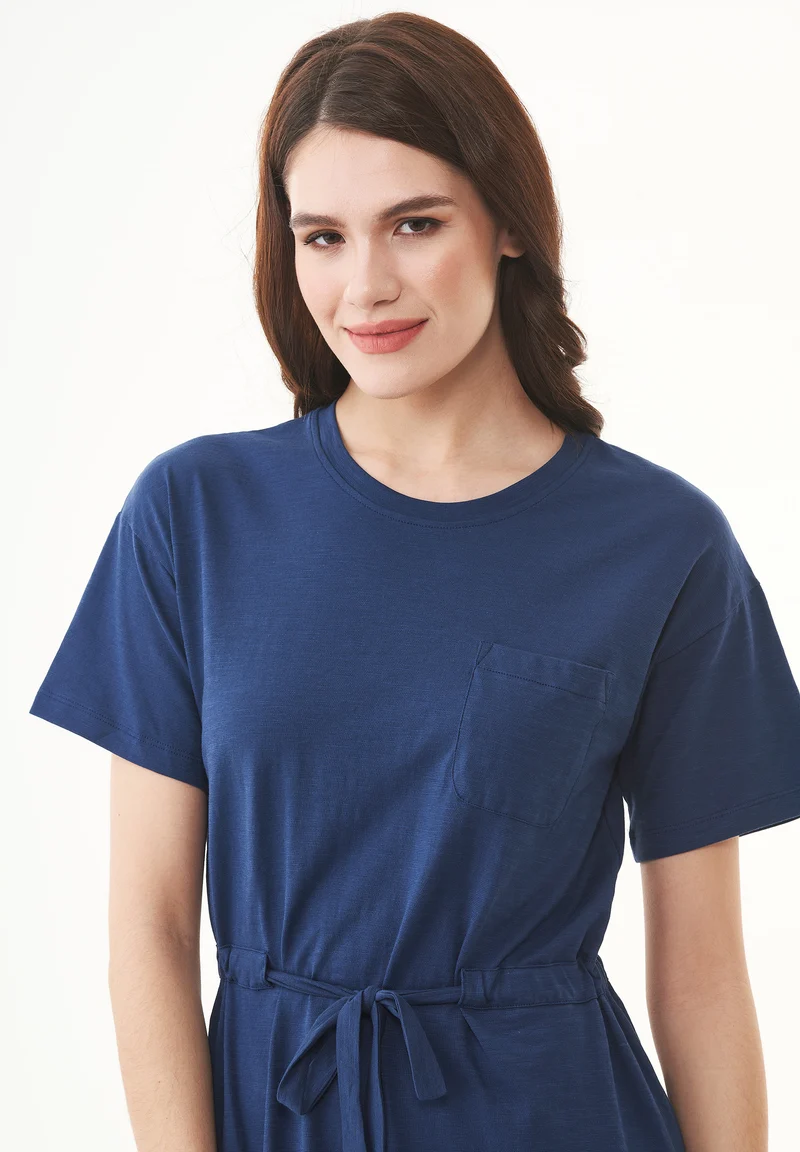 Slub-Jersey-Kleid aus Bio-Baumwolle
