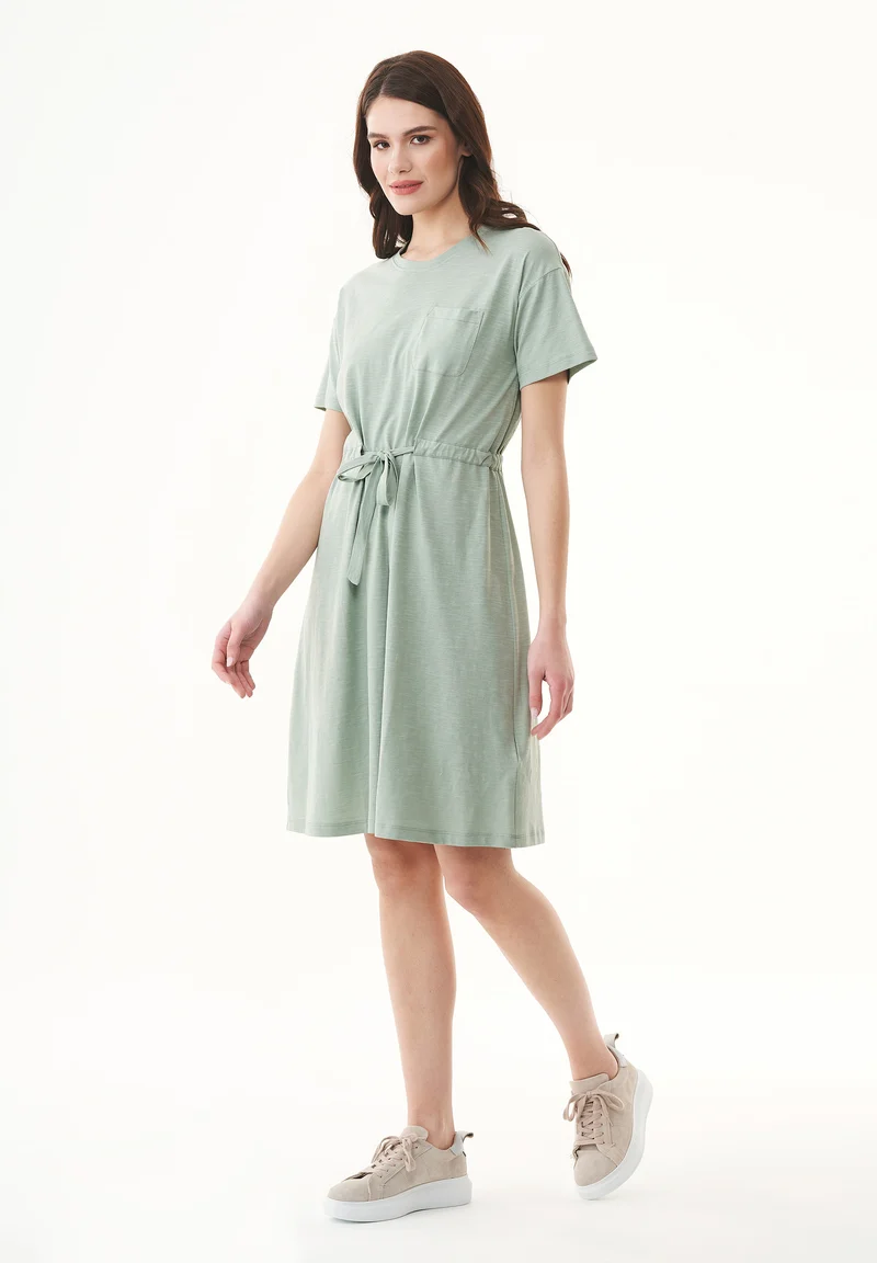 Slub-Jersey-Kleid aus Bio-Baumwolle