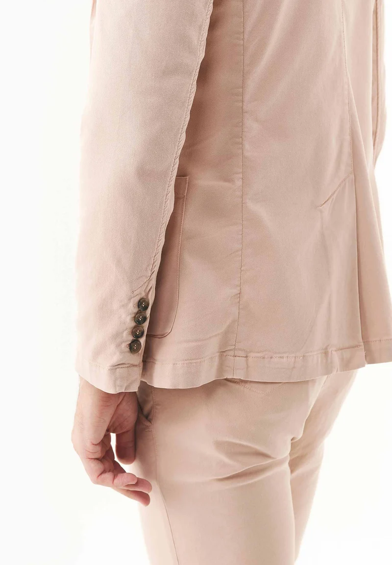 Sakko aus TENCEL™ Lyocell und Bio-Baumwolle