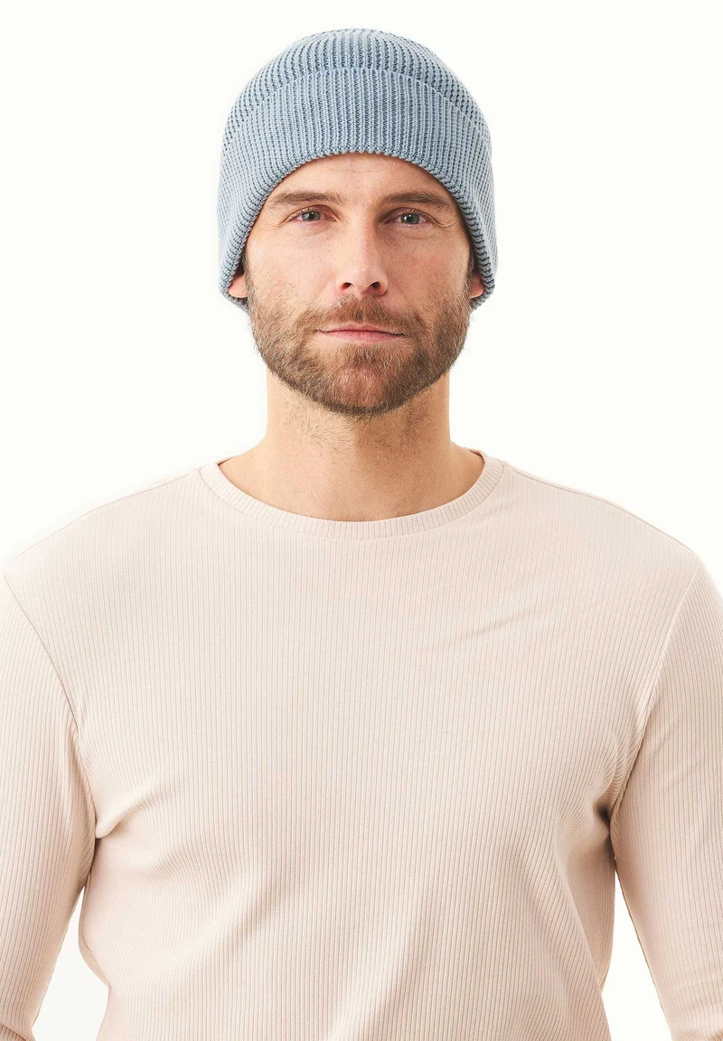 Unisex Strick-Beanie aus Bio-Baumwolle