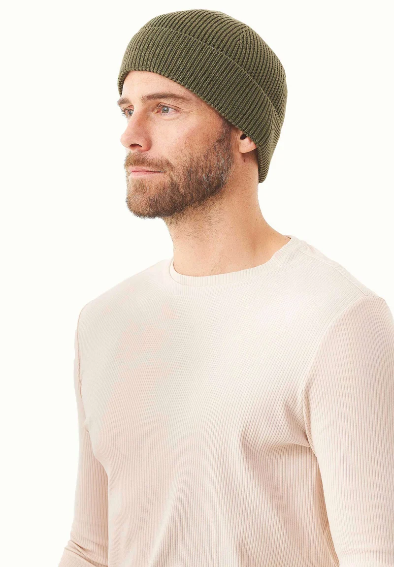Unisex Strick-Beanie aus Bio-Baumwolle