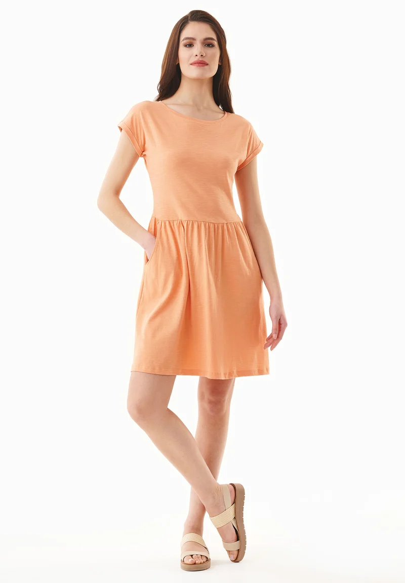 Slub-Jersey-Kleid aus Bio-Baumwolle