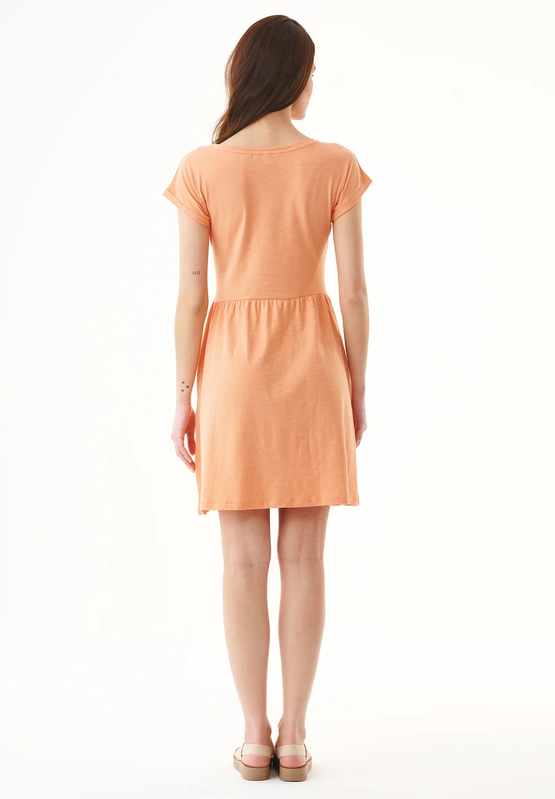 Slub-Jersey-Kleid aus Bio-Baumwolle