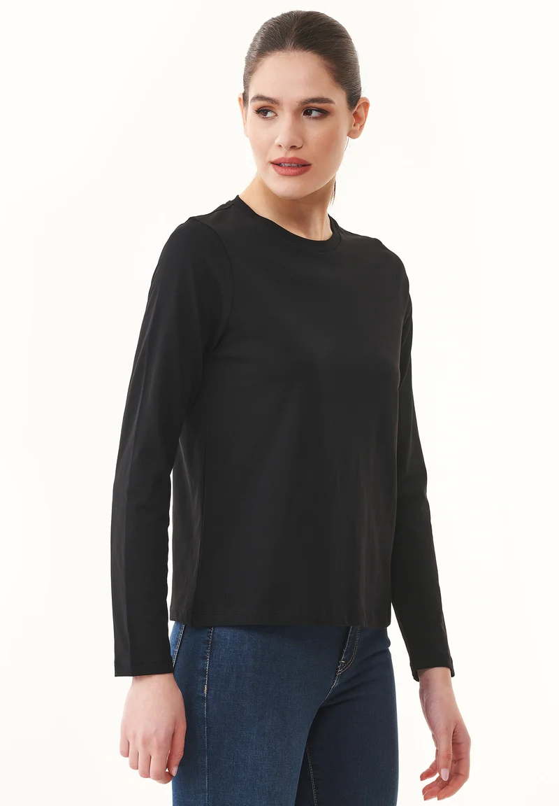 Langarmshirt aus Bio-Baumwolle