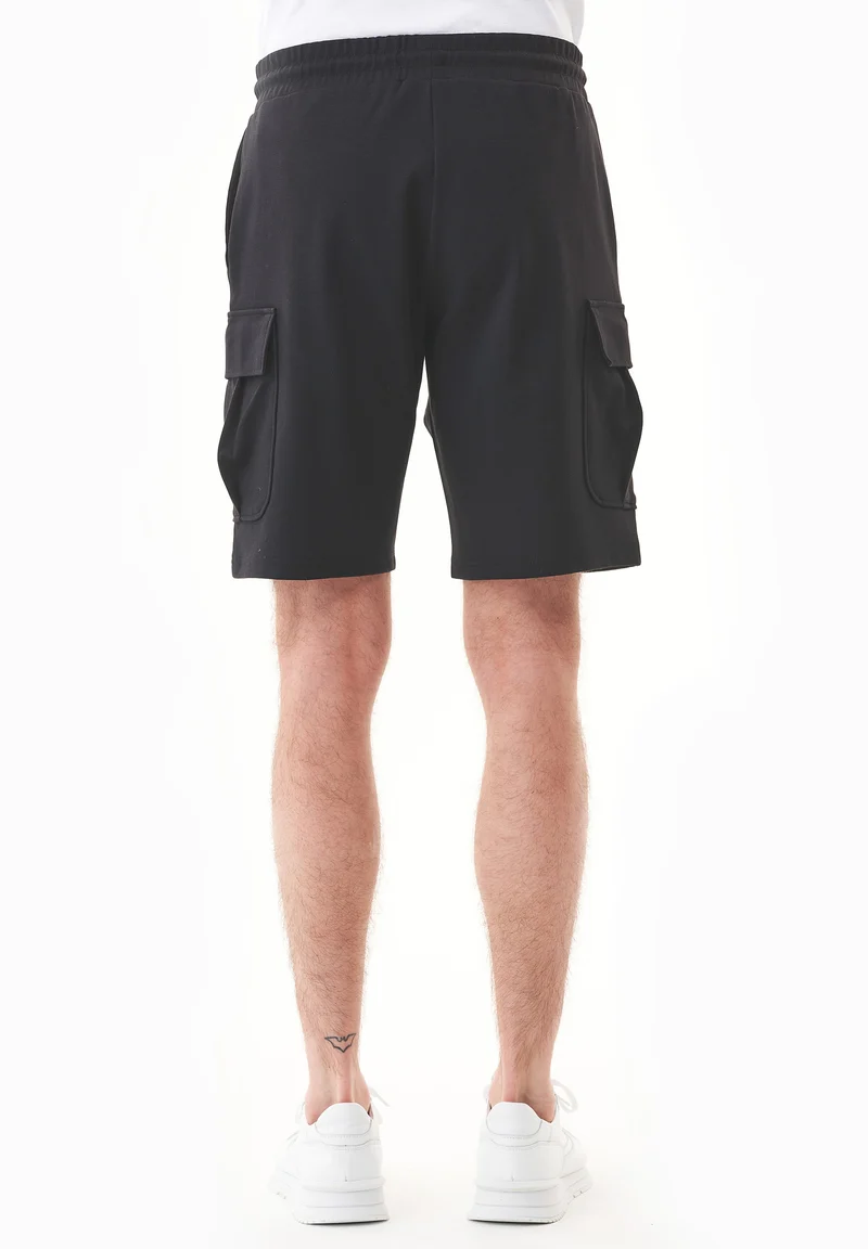 Cargo-Sweatshorts aus Bio-Baumwolle