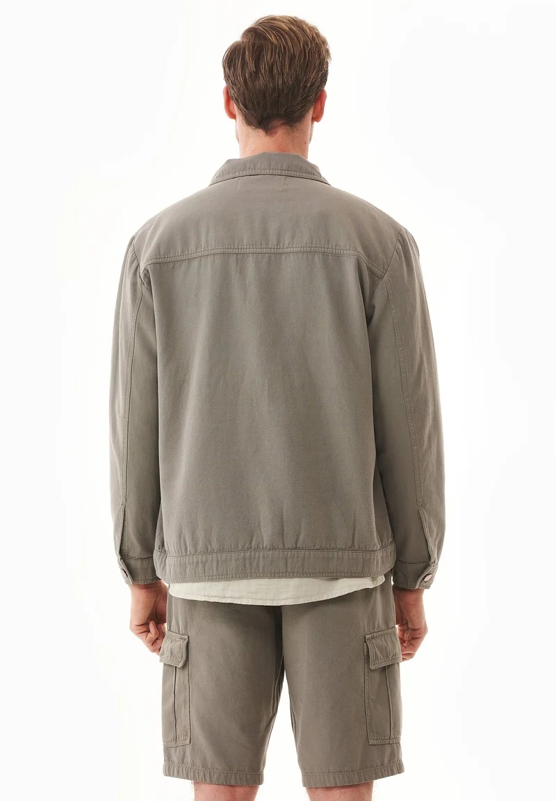 Hemdjacke aus Bio-Baumwolle