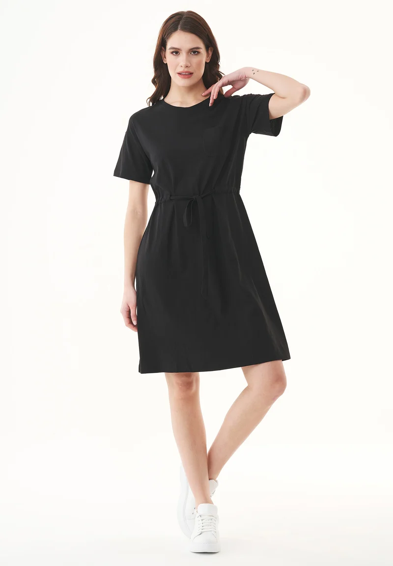 Slub-Jersey-Kleid aus Bio-Baumwolle