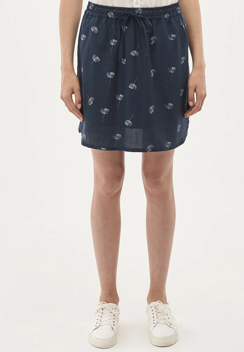 Rock aus TENCEL™ Lyocell mit Allover-Print