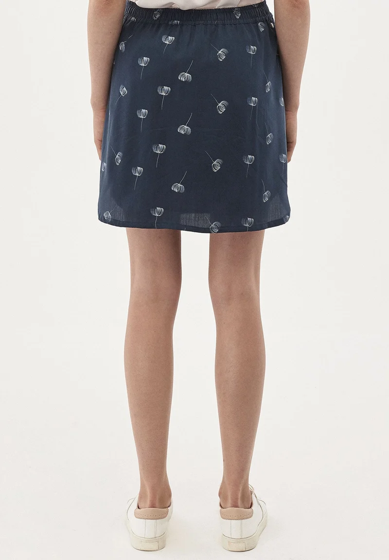 Rock aus TENCEL™ Lyocell mit Allover-Print
