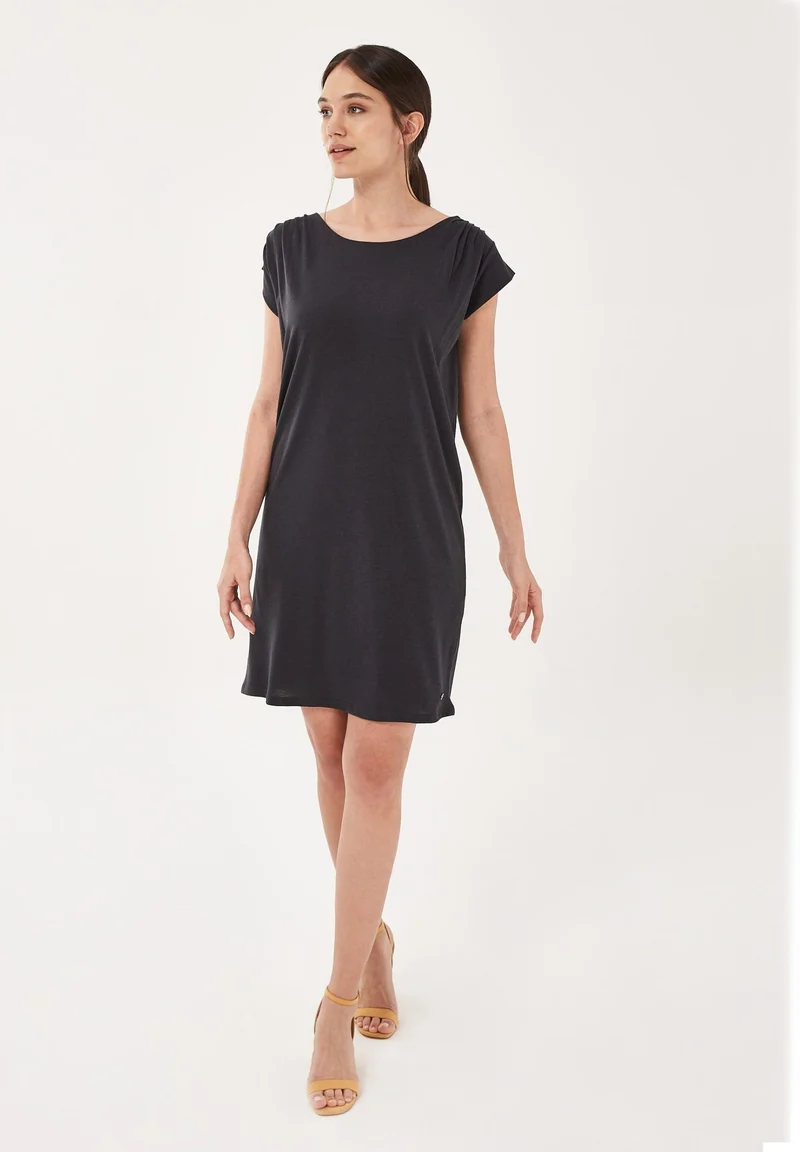 Jerseykleid aus TENCEL™ Lyocell mit Bio-Baumwolle