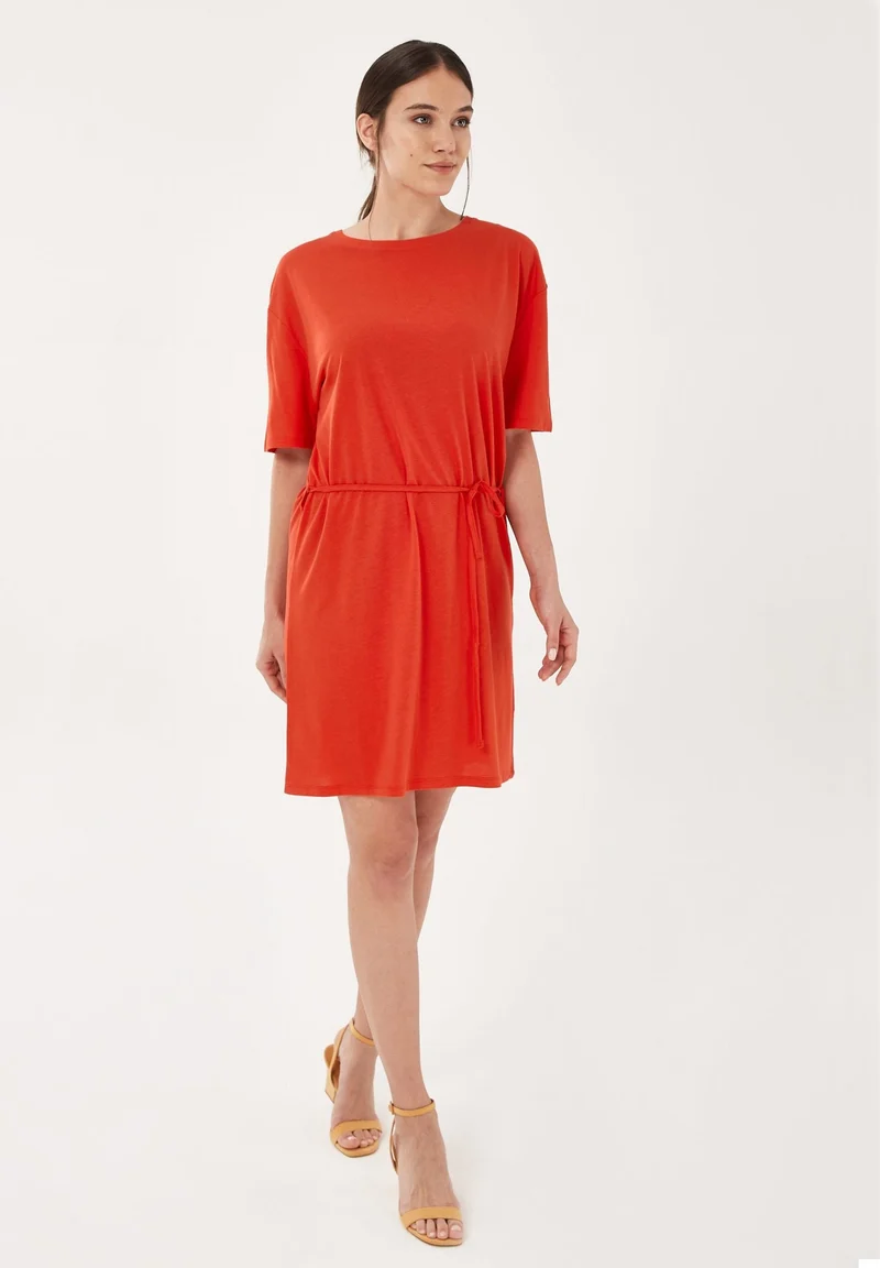 Jerseykleid aus TENCEL™ Lyocell mit Bio-Baumwolle
