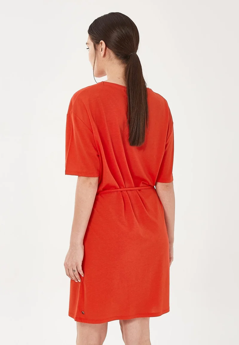 Jerseykleid aus TENCEL™ Lyocell mit Bio-Baumwolle