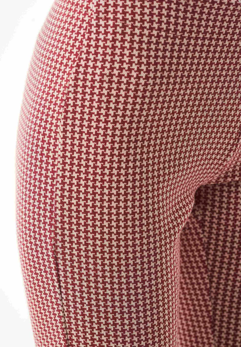 Pied de Poule Hose aus Bio-Baumwolle