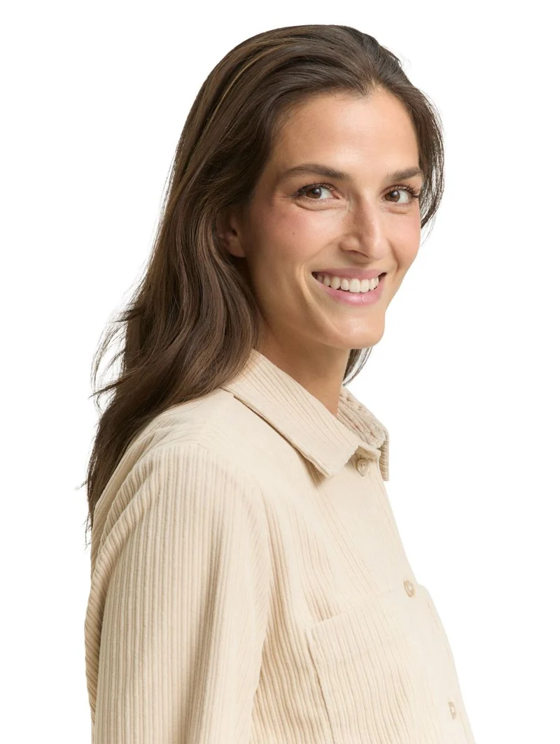 Loose Fit Cordbluse