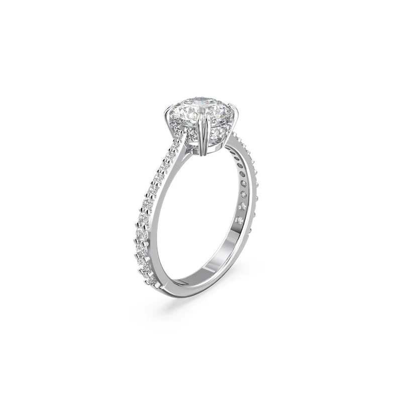 Swarovski Constella Silberfarbene Ringen Set 5649214
