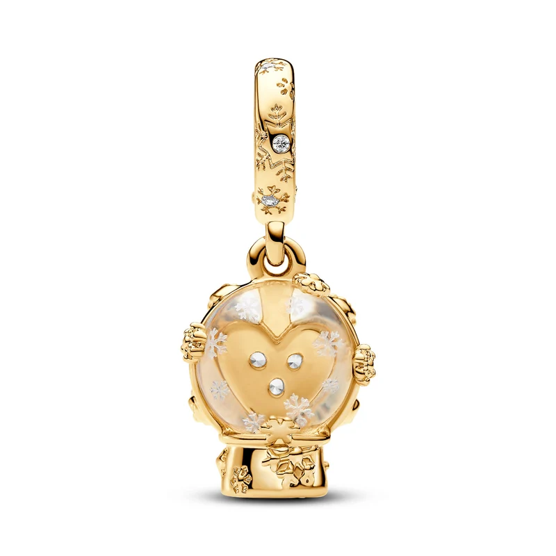 Pandora Moments Goldfarbene Charm 762825C01 mit 585er Golden Plattierung