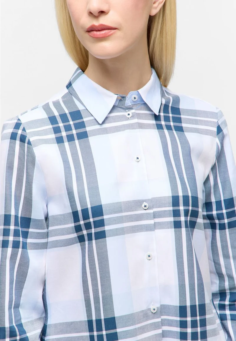 Bluse Flanell Langarm