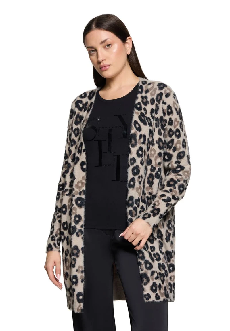 Longstrickjacke