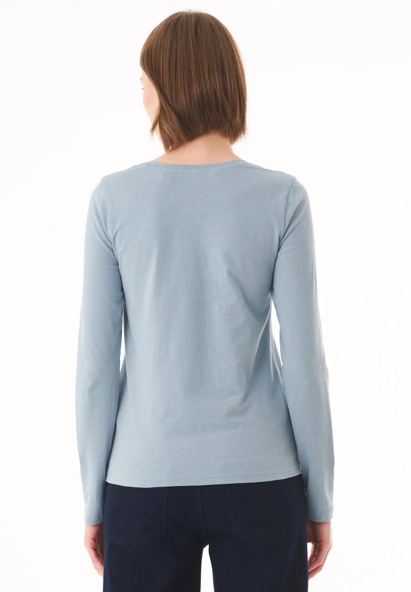 Langarmshirt aus Bio-Baumwolle