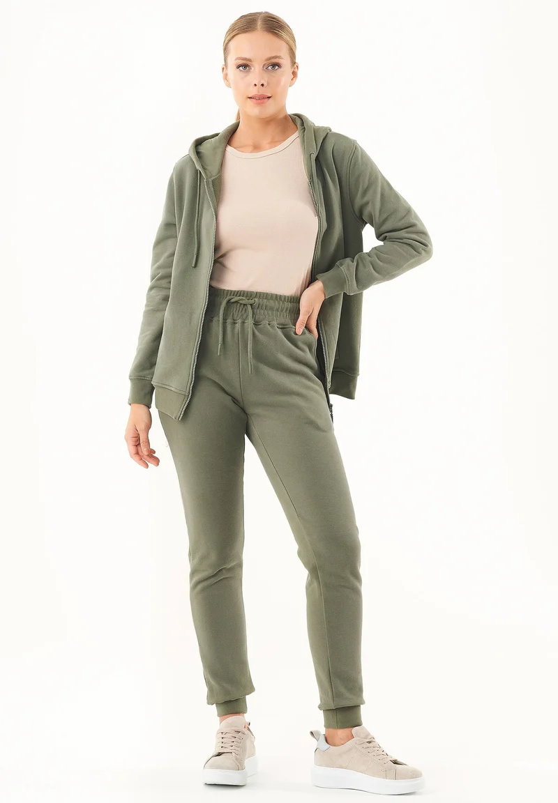 Soft Touch Zip-Hoodie aus Bio-Baumwolle