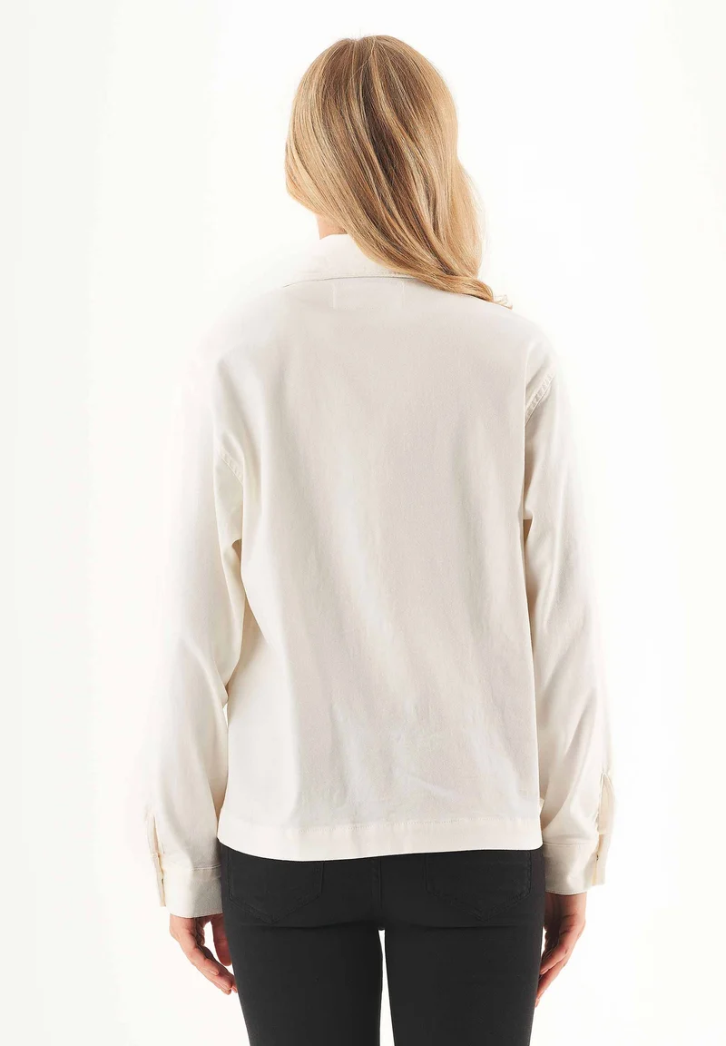 Hemdjacke aus TENCEL™ Lyocell und Bio-Baumwolle