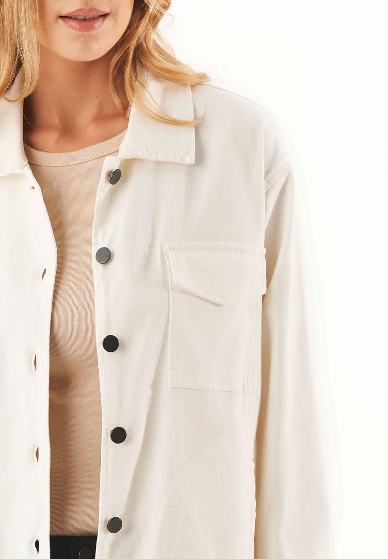 Hemdjacke aus TENCEL™ Lyocell und Bio-Baumwolle