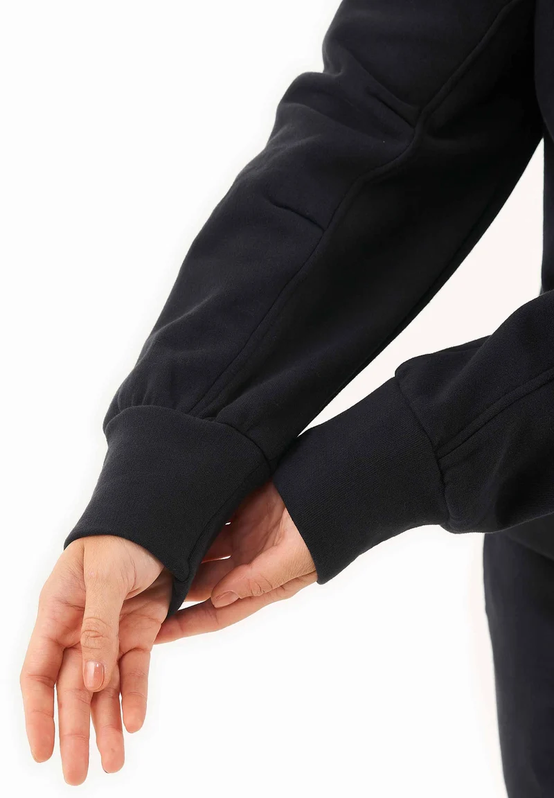 Sweatshirt aus Bio-Baumwolle mit Rollkragen
