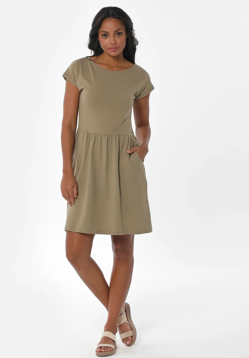 Slub-Jersey-Kleid aus Bio-Baumwolle