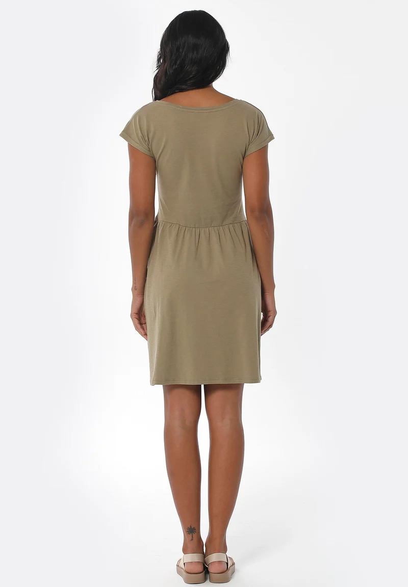 Slub-Jersey-Kleid aus Bio-Baumwolle