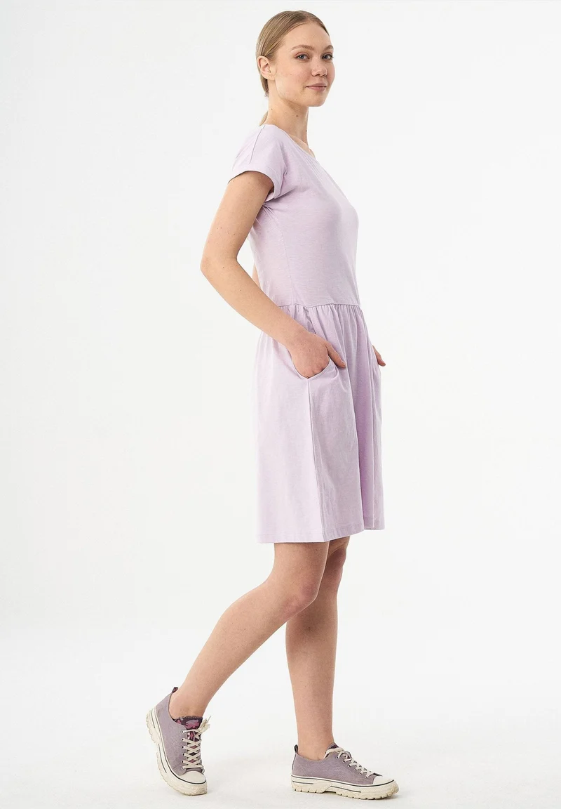 Slub-Jersey-Kleid aus Bio-Baumwolle