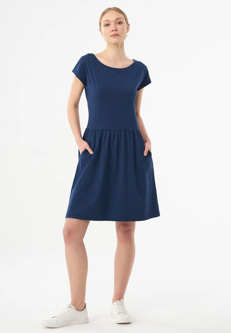 Slub-Jersey-Kleid aus Bio-Baumwolle