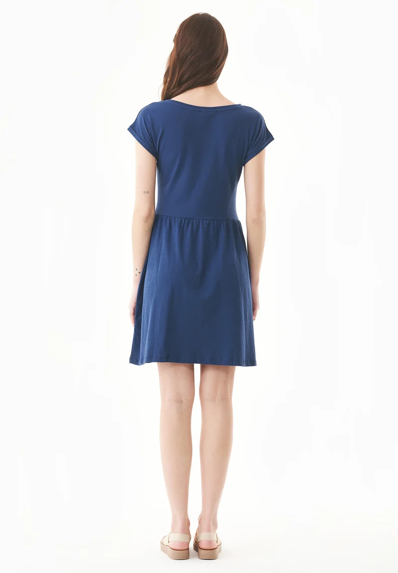 Slub-Jersey-Kleid aus Bio-Baumwolle