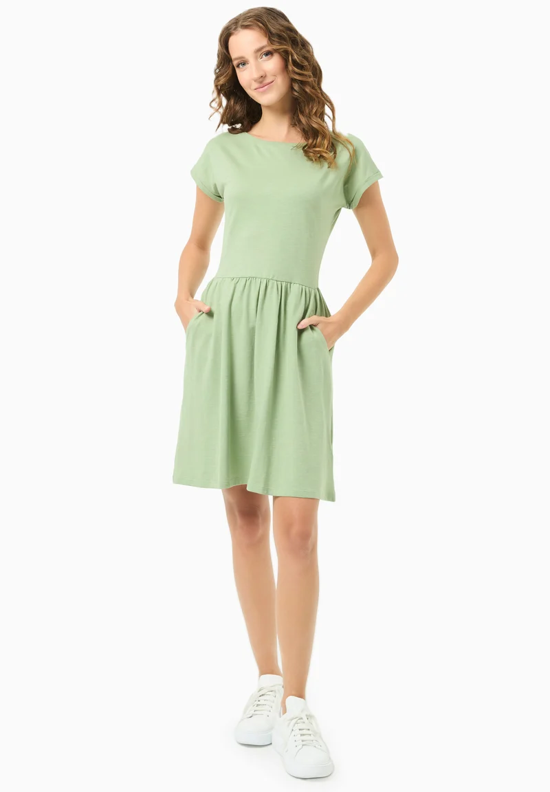 Slub-Jersey-Kleid aus Bio-Baumwolle