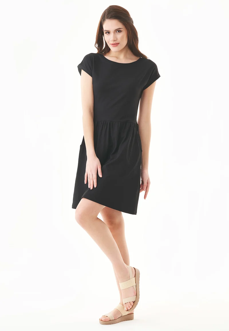 Slub-Jersey-Kleid aus Bio-Baumwolle