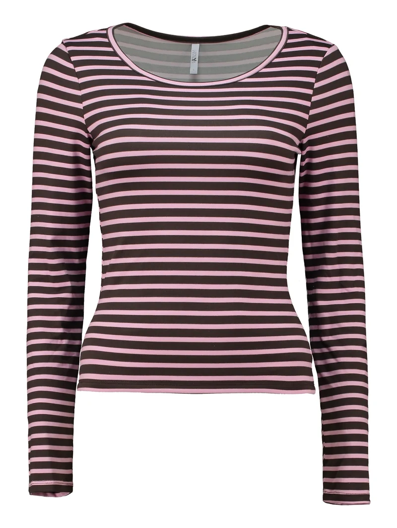 LS P TP Al44essy, cocoa/silky rose stripe