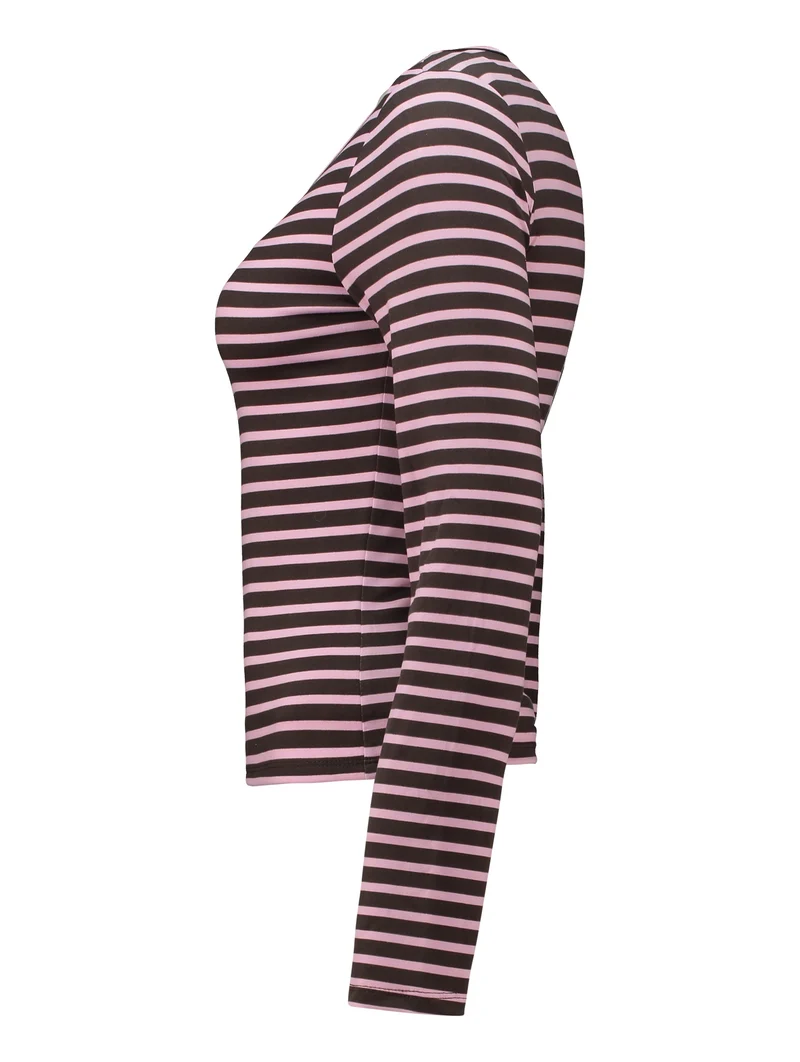 LS P TP Al44essy, cocoa/silky rose stripe