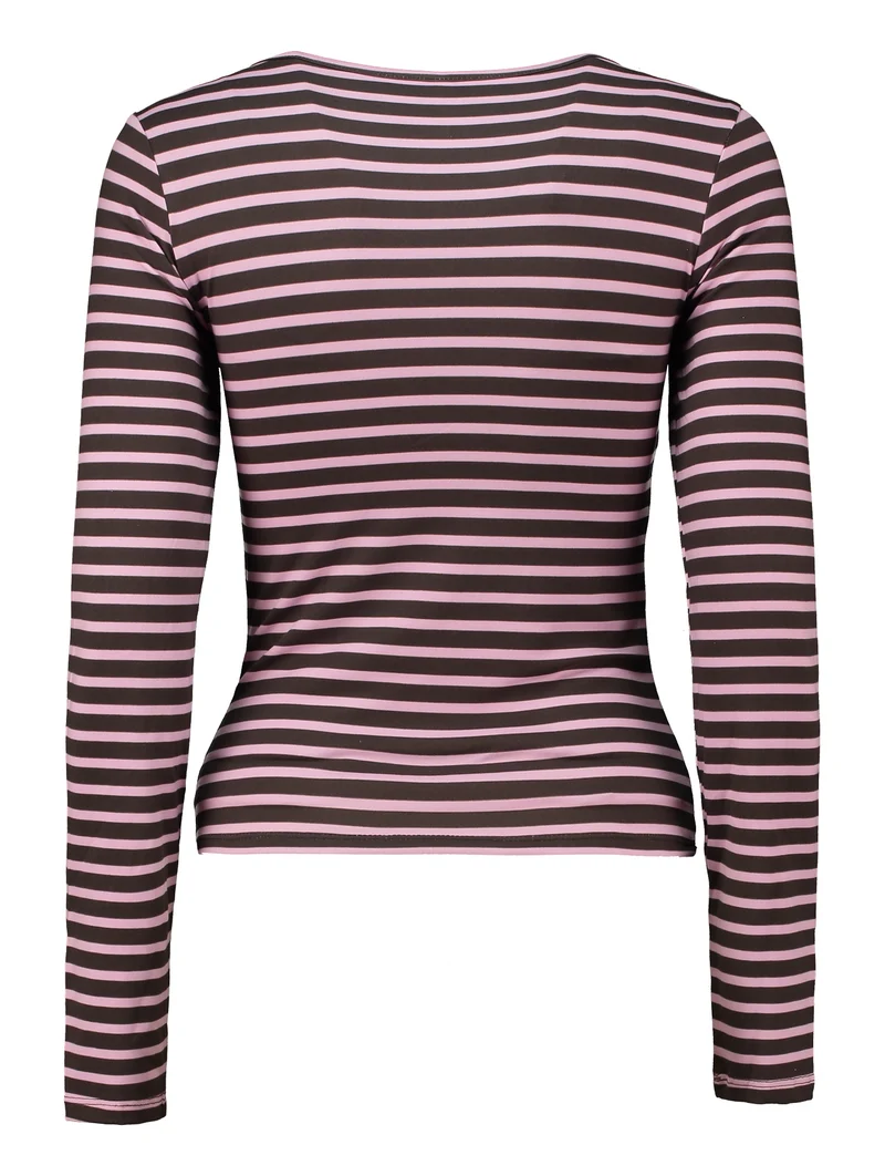 LS P TP Al44essy, cocoa/silky rose stripe