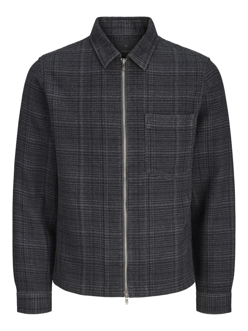 JPRBLACOOPER L/S OVERSHIRT, Black/Check