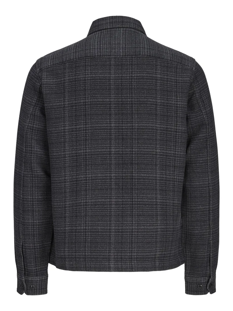 JPRBLACOOPER L/S OVERSHIRT, Black/Check