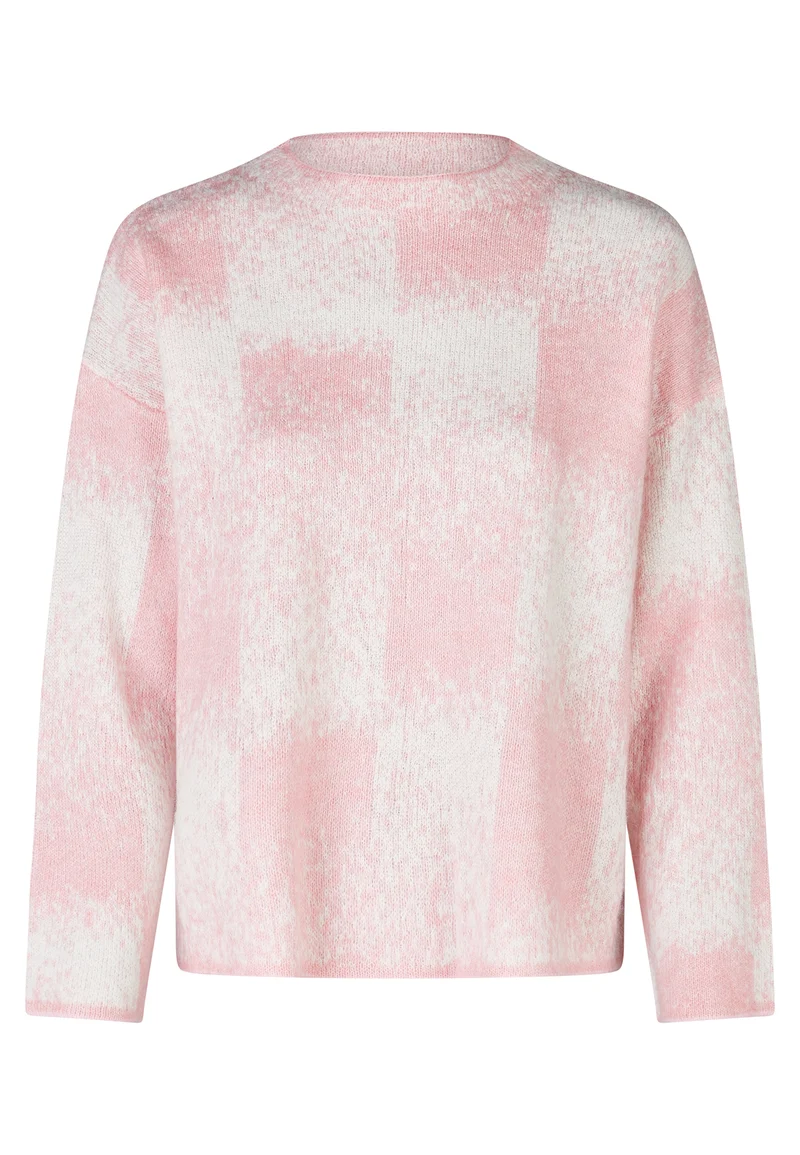 SWEATER, SOFT PINK MELANGE