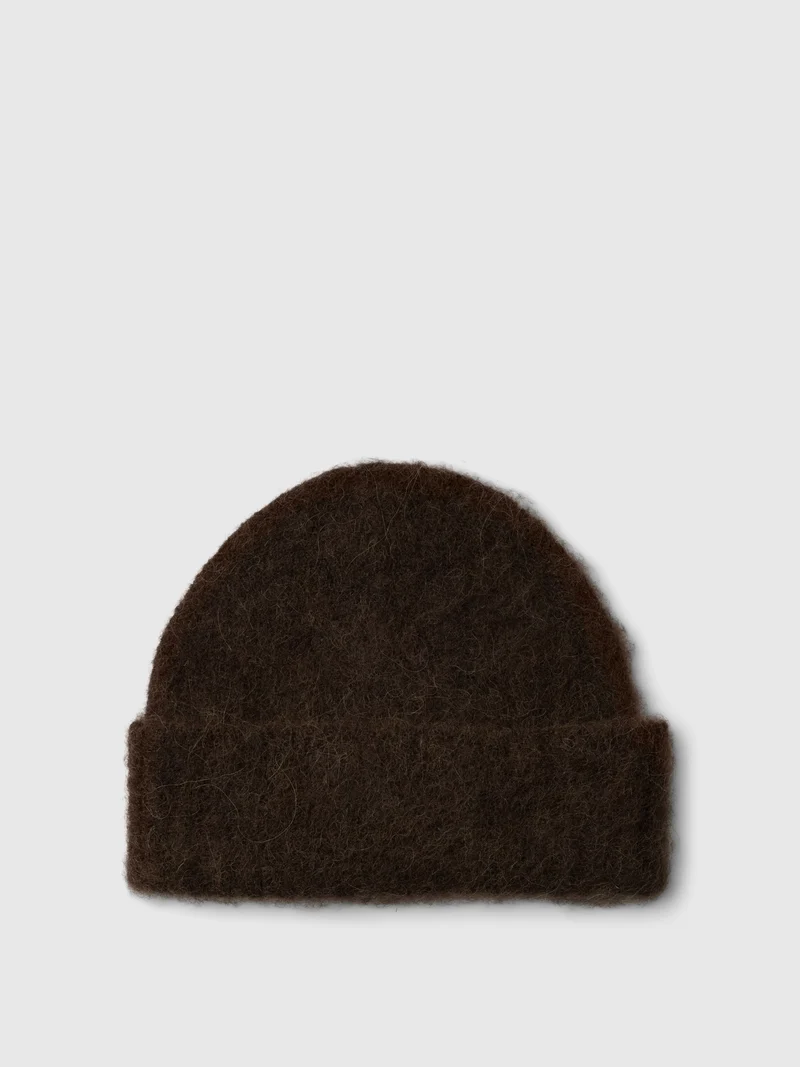 SLWLULU BRUSHED WOOL BLEND BEANIE, Delicioso