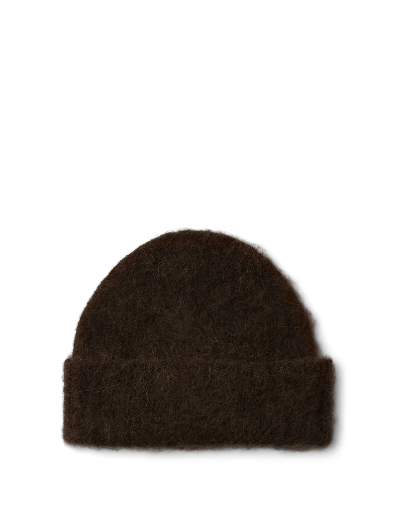 SLWLULU BRUSHED WOOL BLEND BEANIE, Delicioso