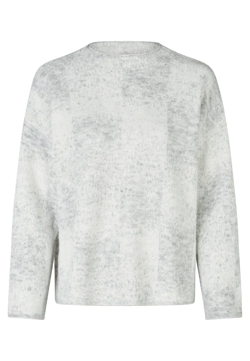 SWEATER, LIGHT GREY MELANGE