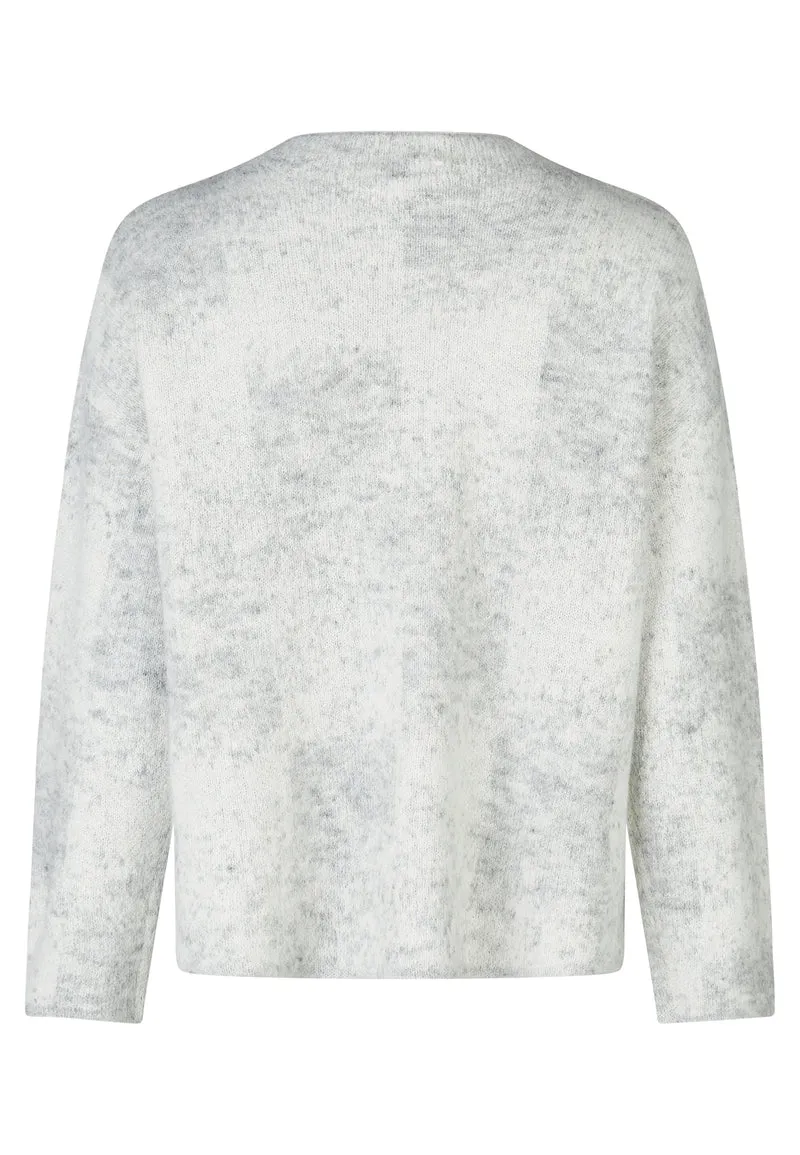 SWEATER, LIGHT GREY MELANGE