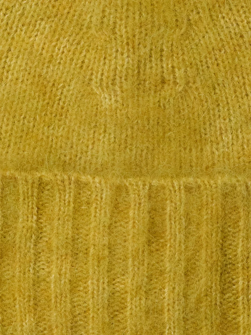 SLWLULU BRUSHED WOOL BLEND BEANIE, Avocado Oil