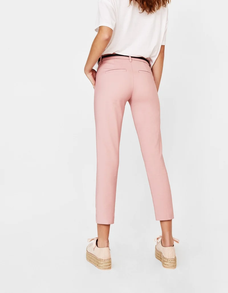 Belted trousers