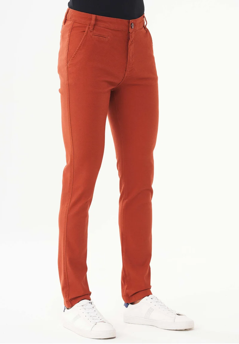 Slim Chino-Hose aus Bio-Baumwolle